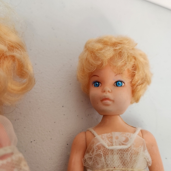 Vintage Blonde 60s 70s ? Plastic Girl Dolls - Picture 3 of 6